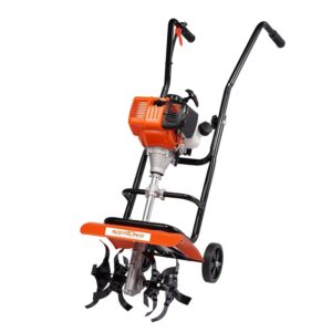 Neptune NC-52T Mini Tiller with 2 Stroke Advanced Technology 52 CC Petrol Engine, Cultivator, Rotary, Weeder with Metal Blades Used for Weeding in Agriculture & Crops