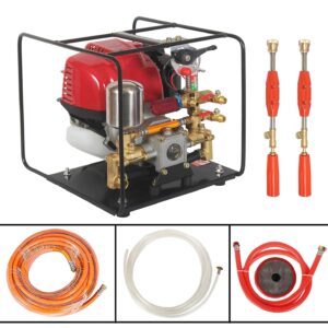 Neptune NPW-50 Portable Power Sprayer 35CC 4-Stroke Petrol Engine, 10M High Pressure Hose, Brass Pump & Spray Gun for Agriculture & Farming