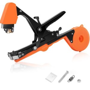 Neptune Plant Tying Machine, Plant Tapener Gun, Tomato Tape Tool, Plant Tape Gun with 1 Roll of Tapes Ideal for Grapes, Raspberries, Tomatoes, Vegetables, Flower Planting, Vineyard