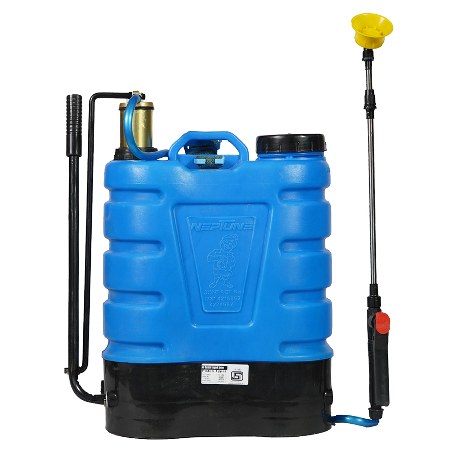 Neptune Hariyali-08, Knapsack Manual Hand Operated Garden Sprayer 16 Liter Suitable For Garden, Agriculture Spraying