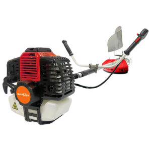 Neptune Side Pack Brush Cutter 52cc Advanced Technology 2Stroke Petrol Engine Grass Trimmer, Heavy Duty Crop Cutter Machine with 40T, 2T, Tap& go Blades for Agriculture& Garden-BC-520