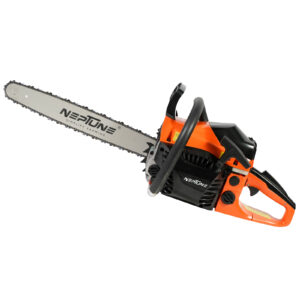 Neptune CS-58 Heavy Duty 58CC Powerful 2 Stroke Petrol Chain Saw | Woodcutting Saw with 22inch Blade | Professional Wood Cutter Saw for Farm, Cutting Trees, Wood Cutting, Garden, Agriculture, Rescue & Landscapes