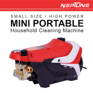 Neptune High Pressure Car Washer, 1800 Watts, 135 Bars, 10 L/Min Flow Rate, 6 Meters Outlet Hose for Car, Bike and Home Cleaning Purpose With Angle Adjustable Pressure Washer Nozzle