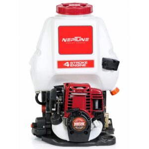 Neptune Model-980 Knapsack Power Sprayer 35CC 4-Stroke Petrol Engine, 20L Tank, 6–8 LPM High Pressure Spray Pump for Agriculture & Farming
