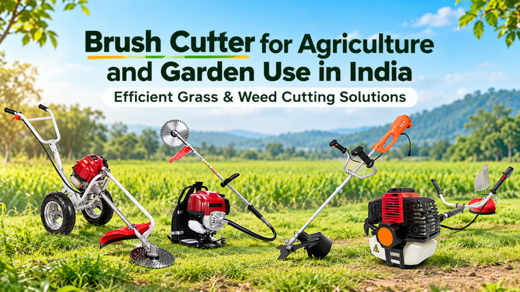 Brush Cutter for Agriculture and Garden Use in India – Efficient Grass & Weed Cutting Solutions