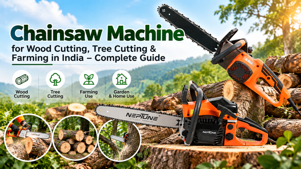 Chainsaw Machine for Wood Cutting, Tree Cutting and Farming in India – Complete Guide